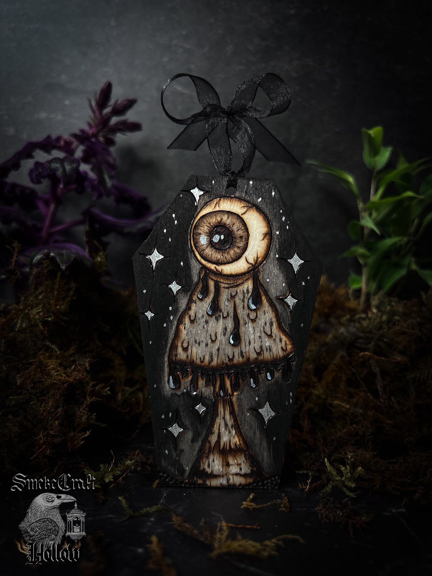 Spooky Mushroom Ornaments