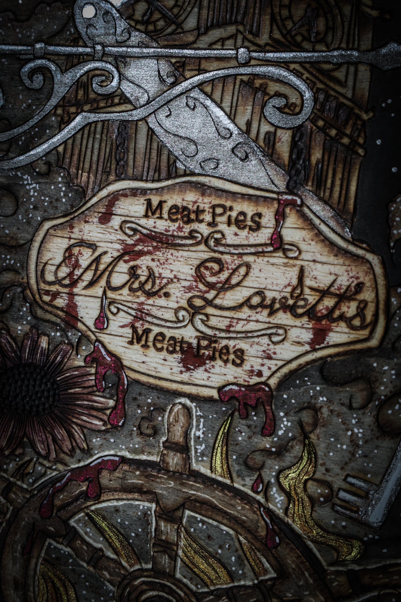 Sweeney Todd Inspired Coffin Art
