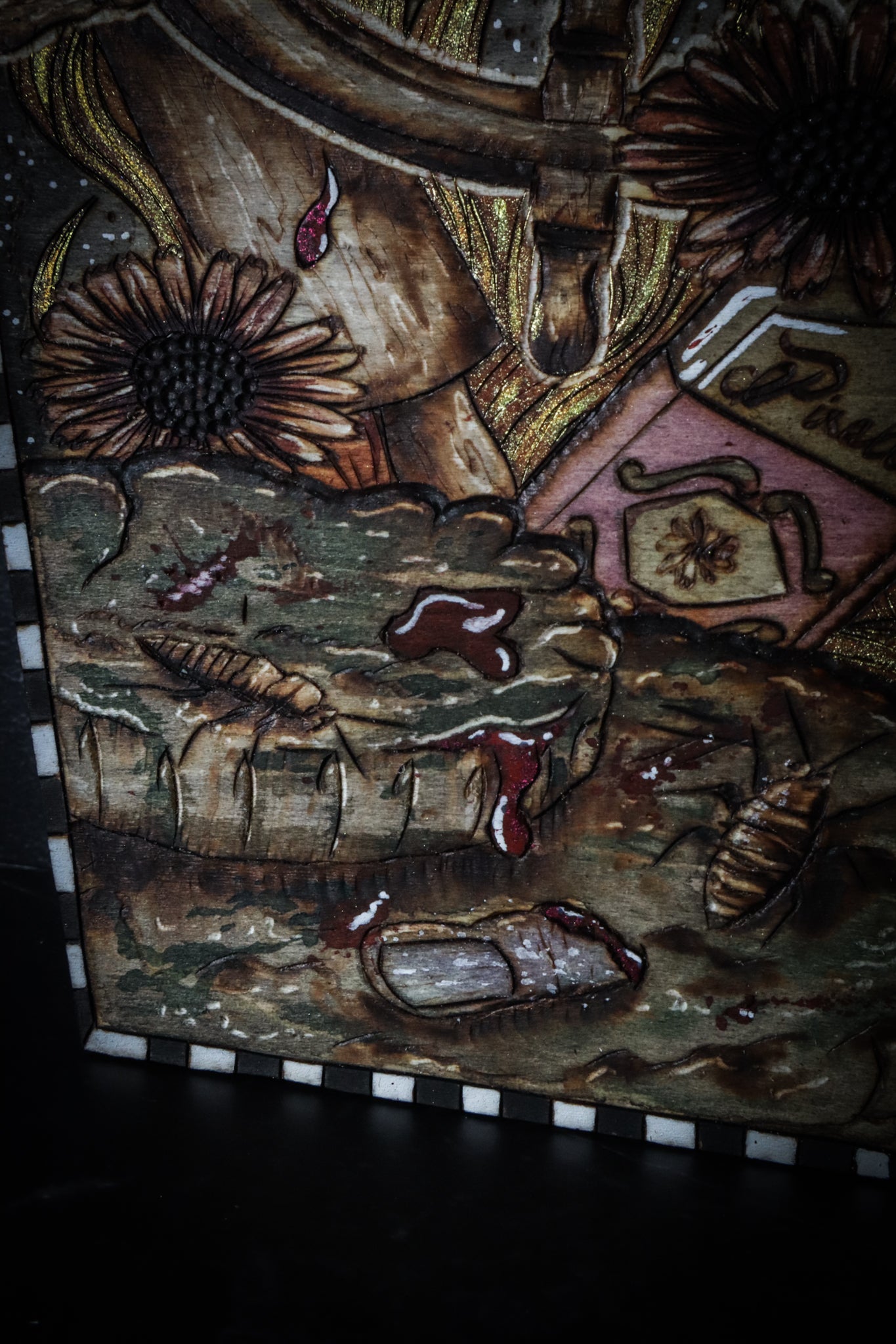 Sweeney Todd Inspired Coffin Art