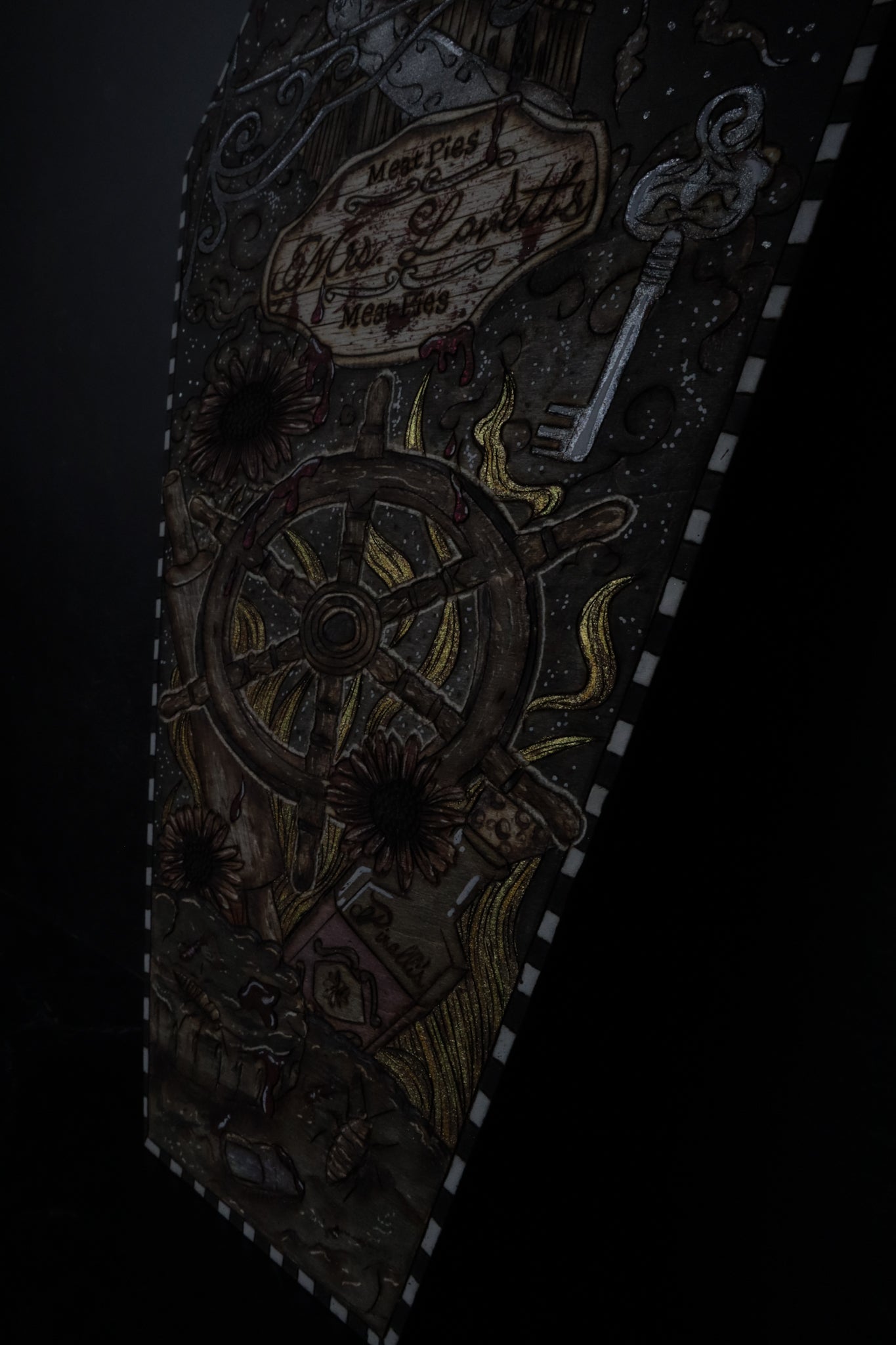 Sweeney Todd Inspired Coffin Art