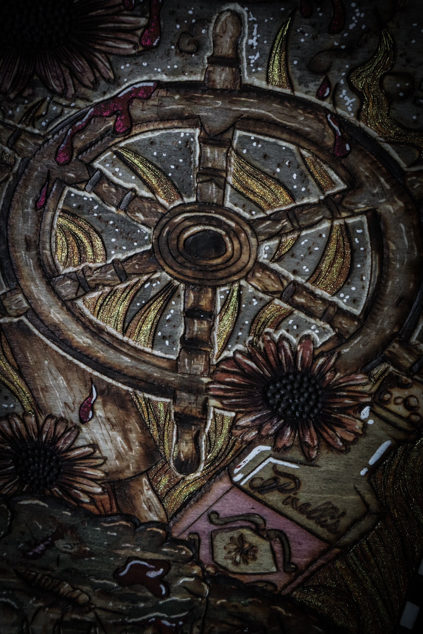 Sweeney Todd Inspired Coffin Art