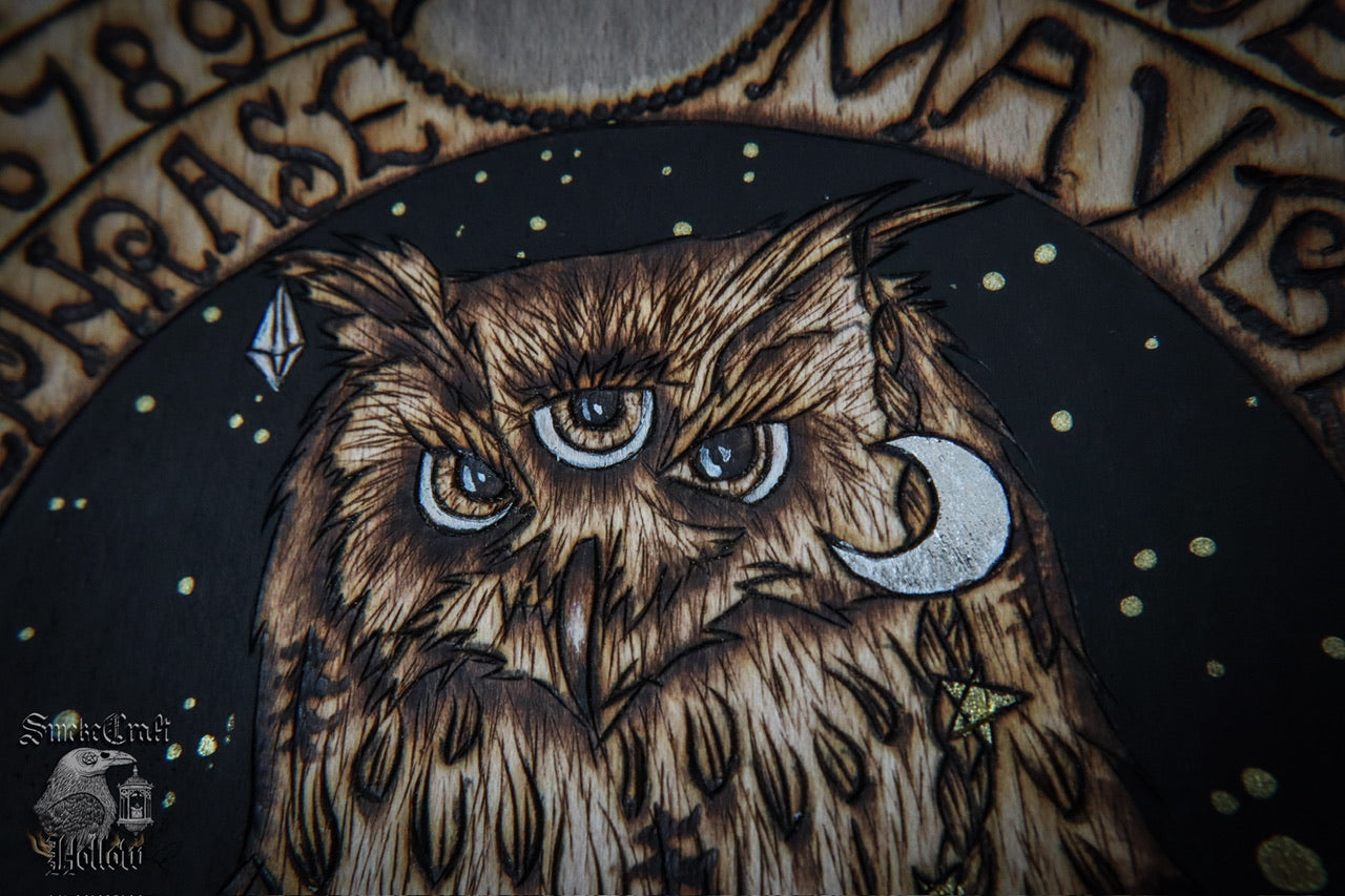 All-Seeing-Owl Pendulum Spirit Board