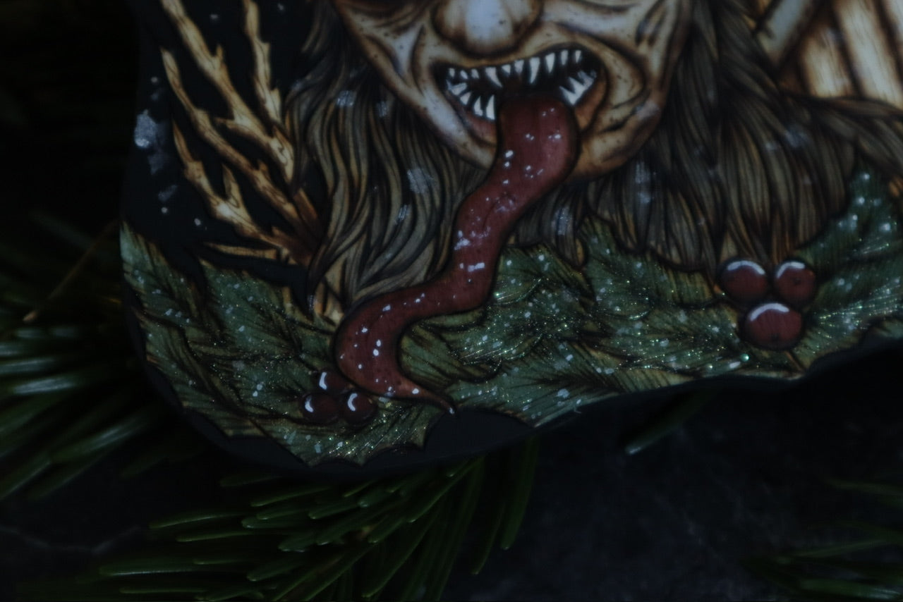 A Very Krampus Yule Christmas Decoration Krampushnacht Gift