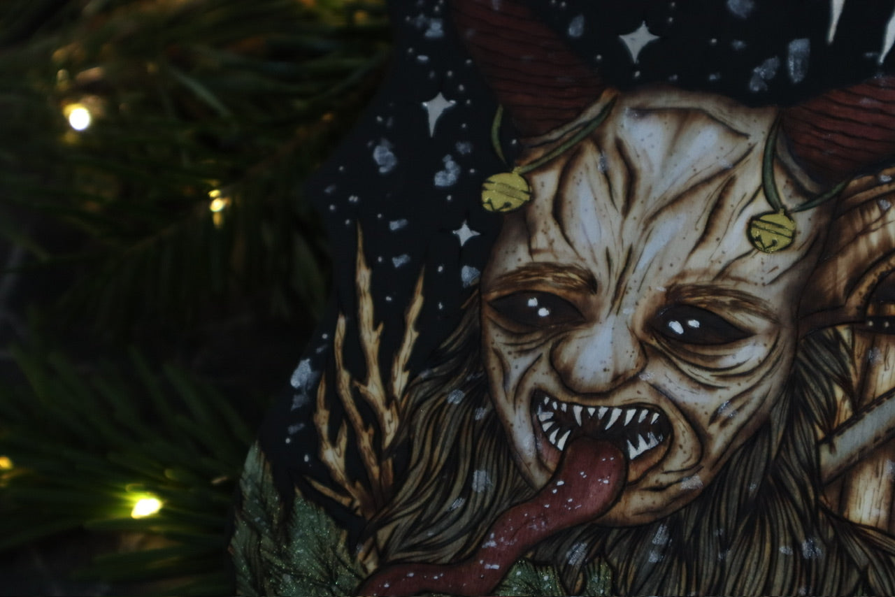 A Very Krampus Yule Christmas Decoration Krampushnacht Gift