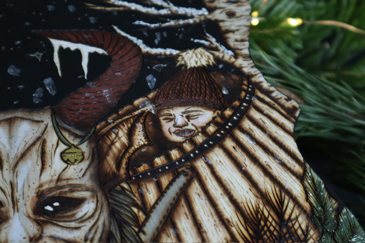 A Very Krampus Yule Christmas Decoration Krampushnacht Gift