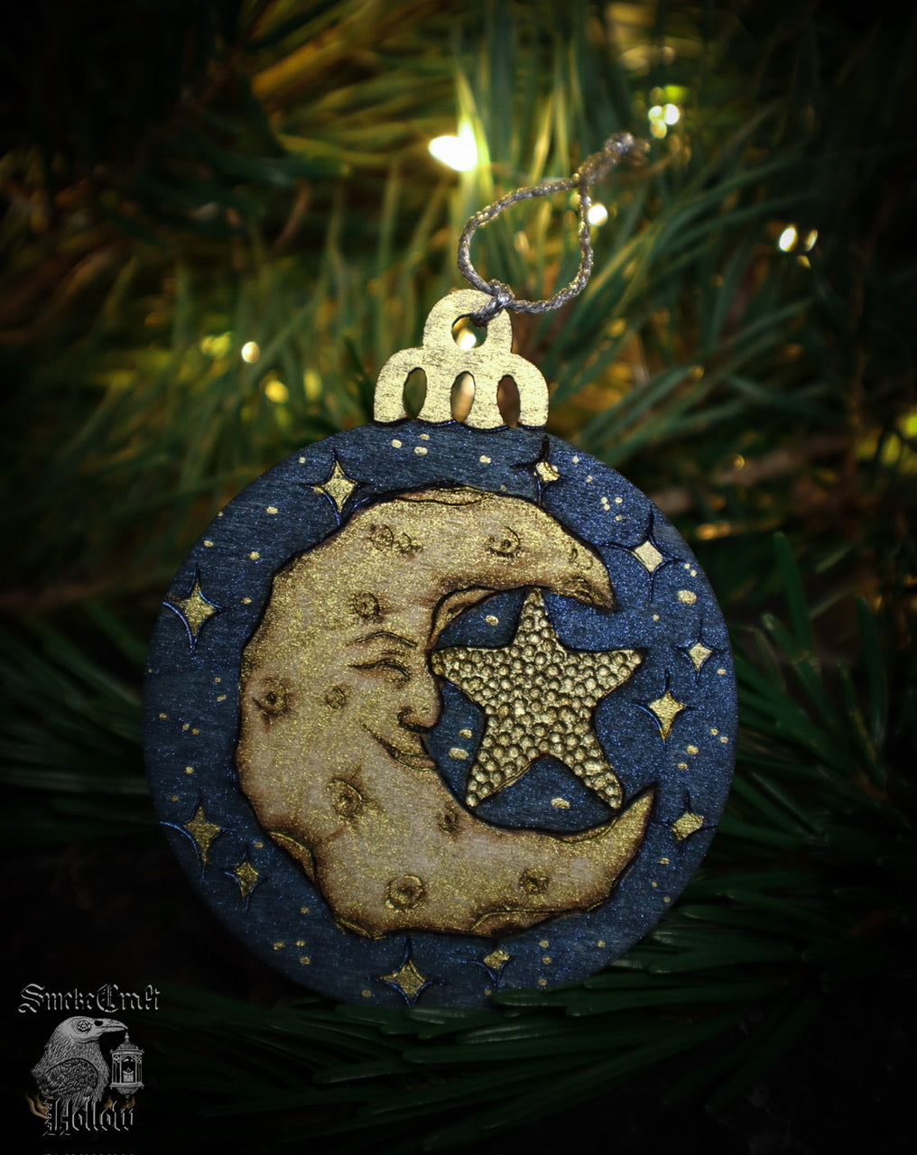 90’s Whimsigoth Celestial Moon Ornament