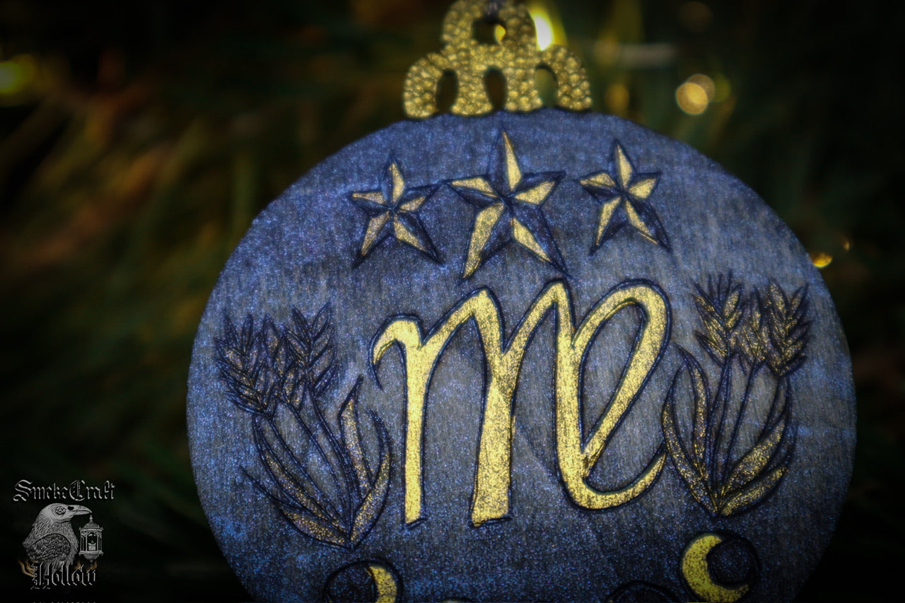90’s Whimsigoth Celestial Virgo Zodiac Ornament