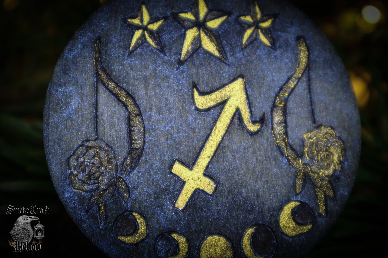90’s Whimsigoth Celestial Sagittarius Zodiac Ornament