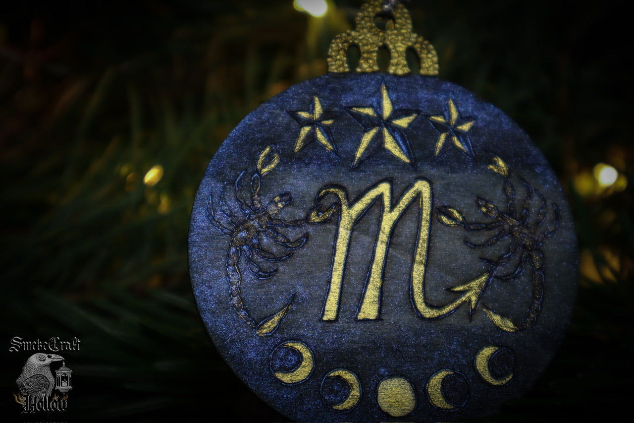 90’s Whimsigoth Celestial Scorpio Zodiac Ornament