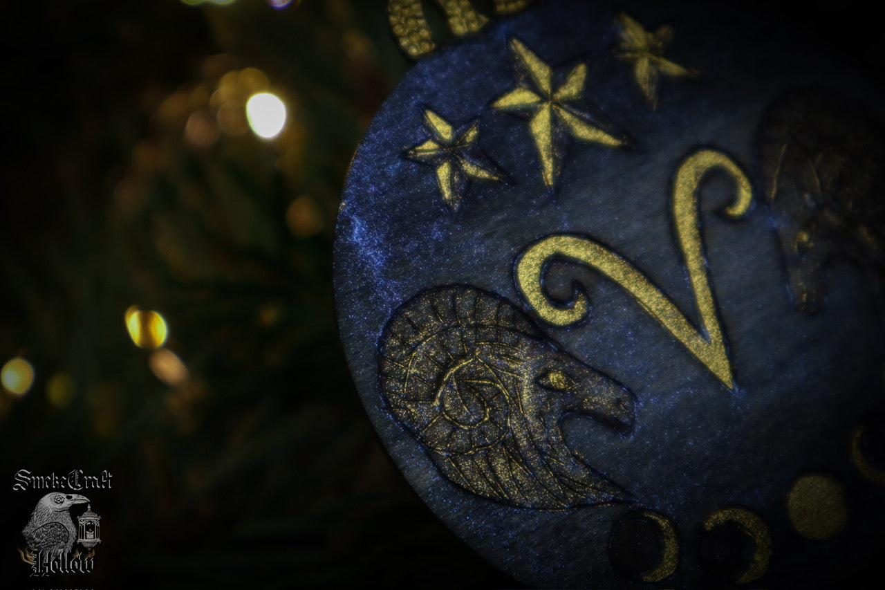 90’s Whimsigoth Celestial Aries Zodiac Ornament