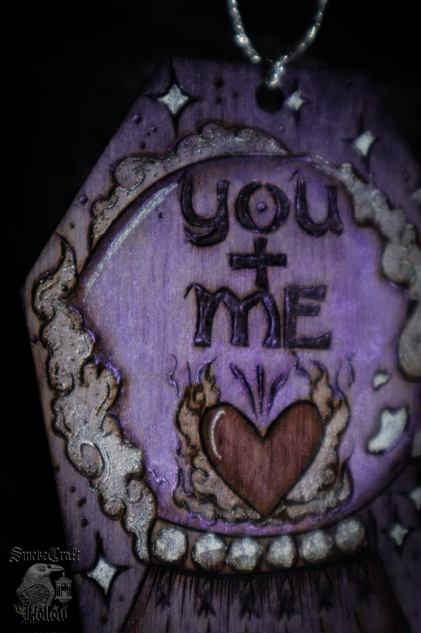 Crystal Ball Witchy Valentine’s Day Ornament