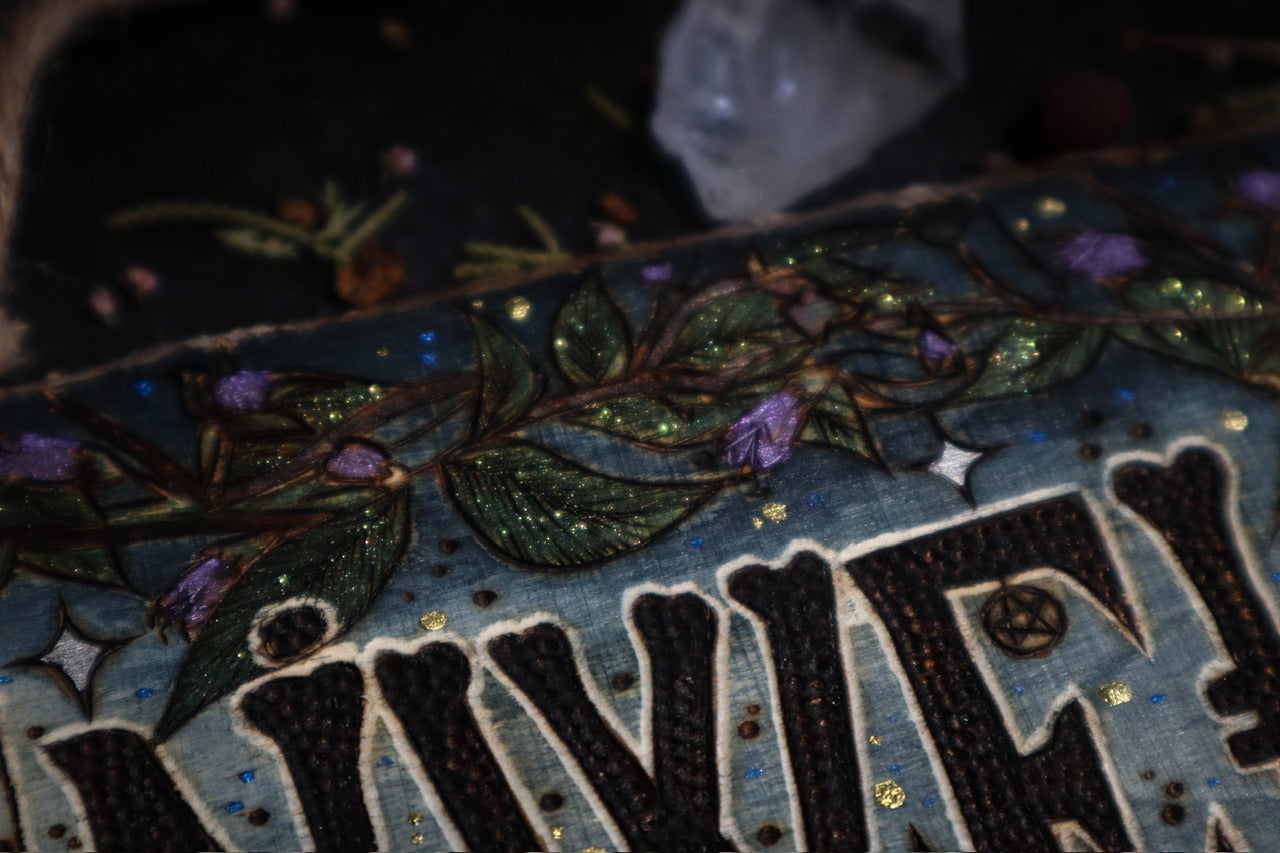 Unwelcome Night Garden Door Sign