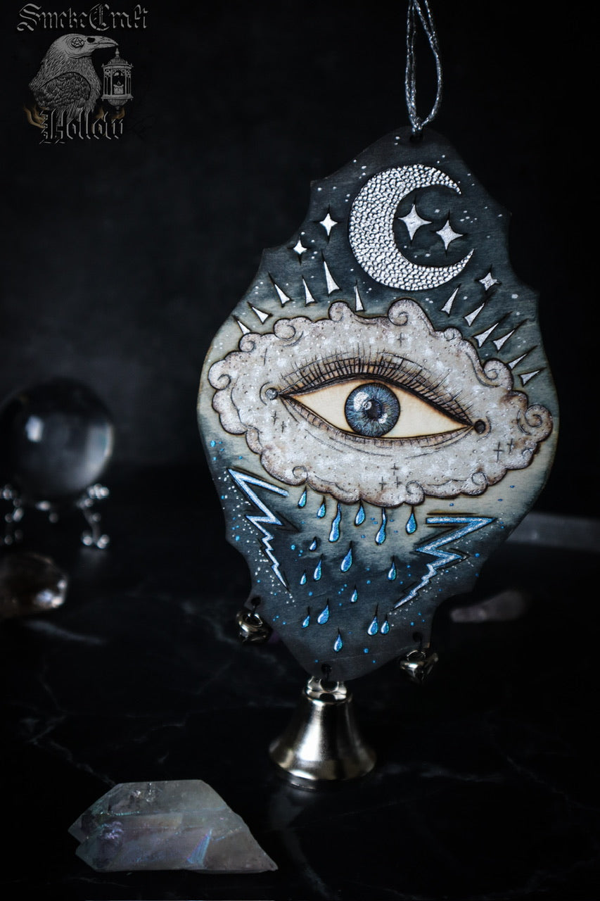 Celestial Thunderstorm Watchful Eye Witch Bells