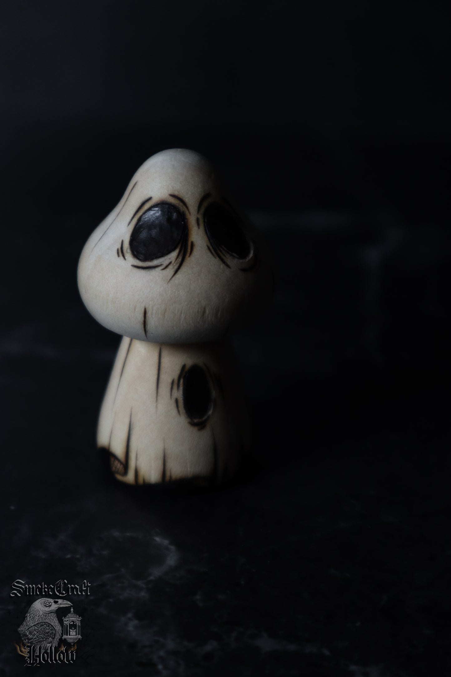 Haunted Ghost Mushroom Figurine