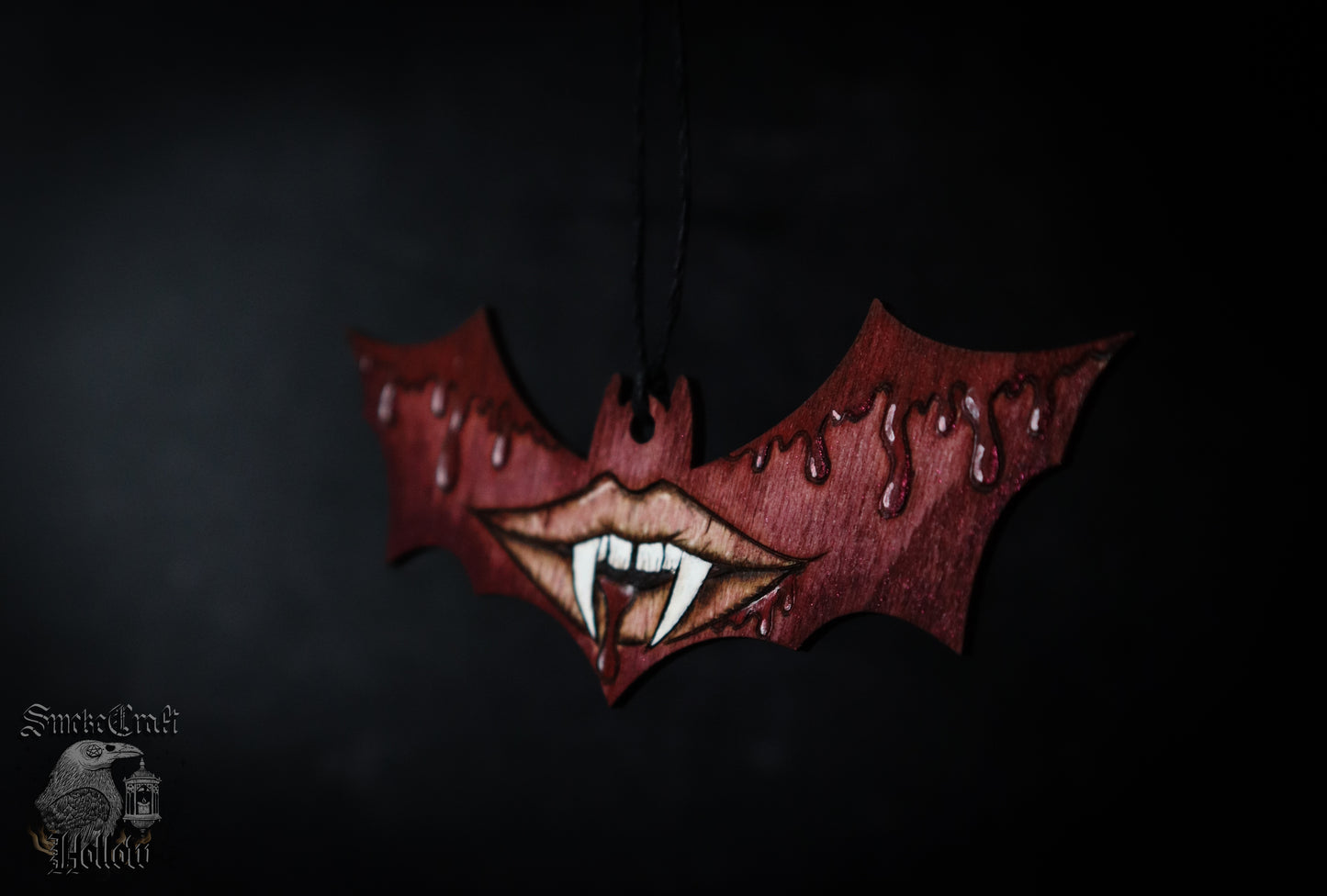 Vampire Bat Halloween Ornament