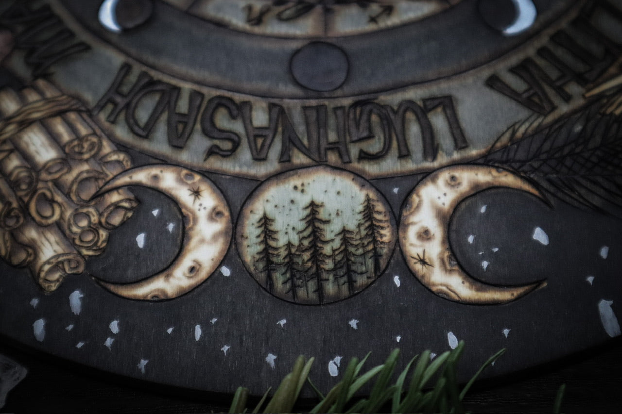Imbolc Wheel of the Year Witchy Pagan Home Decor Wall Hanging