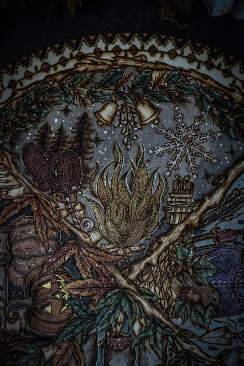 Four Seasons of Folklore Wall Decor