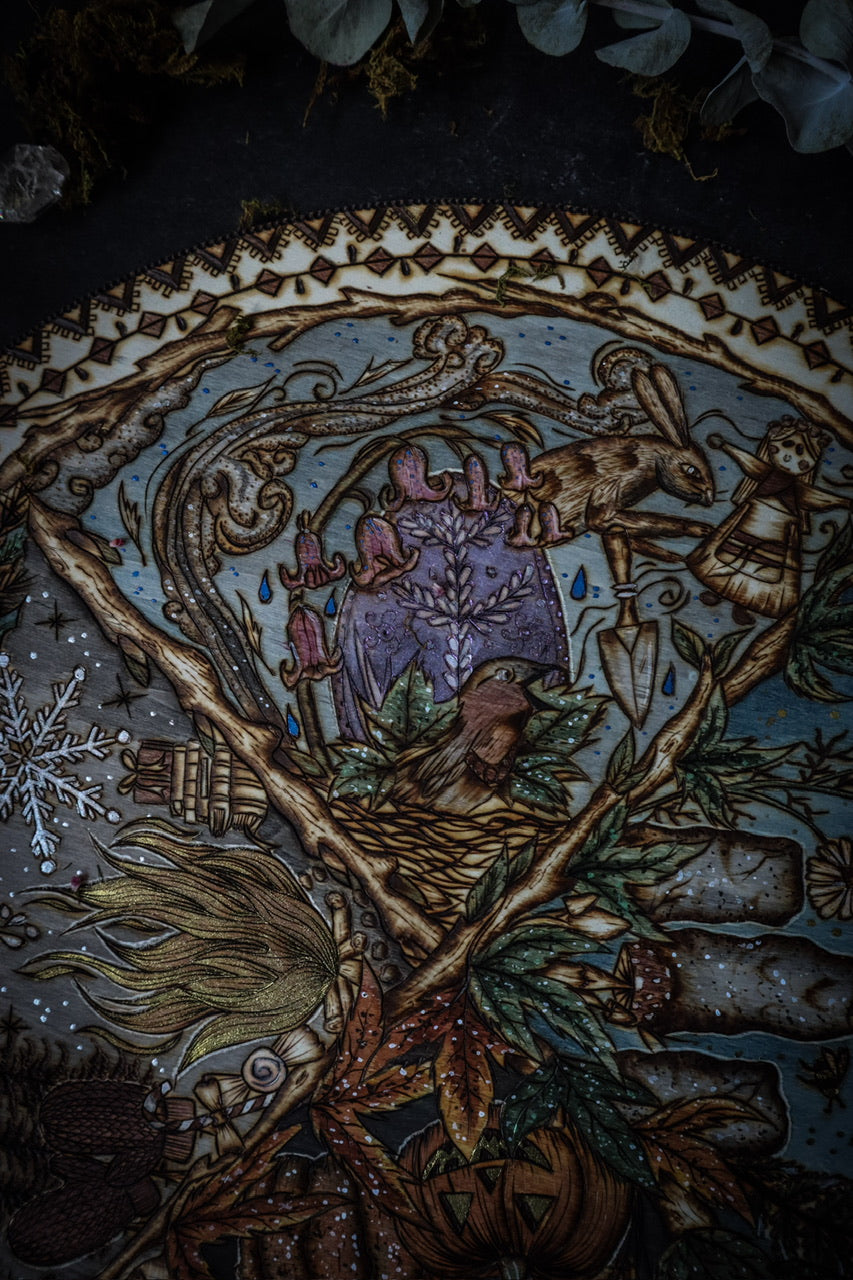 Four Seasons of Folklore Wall Decor