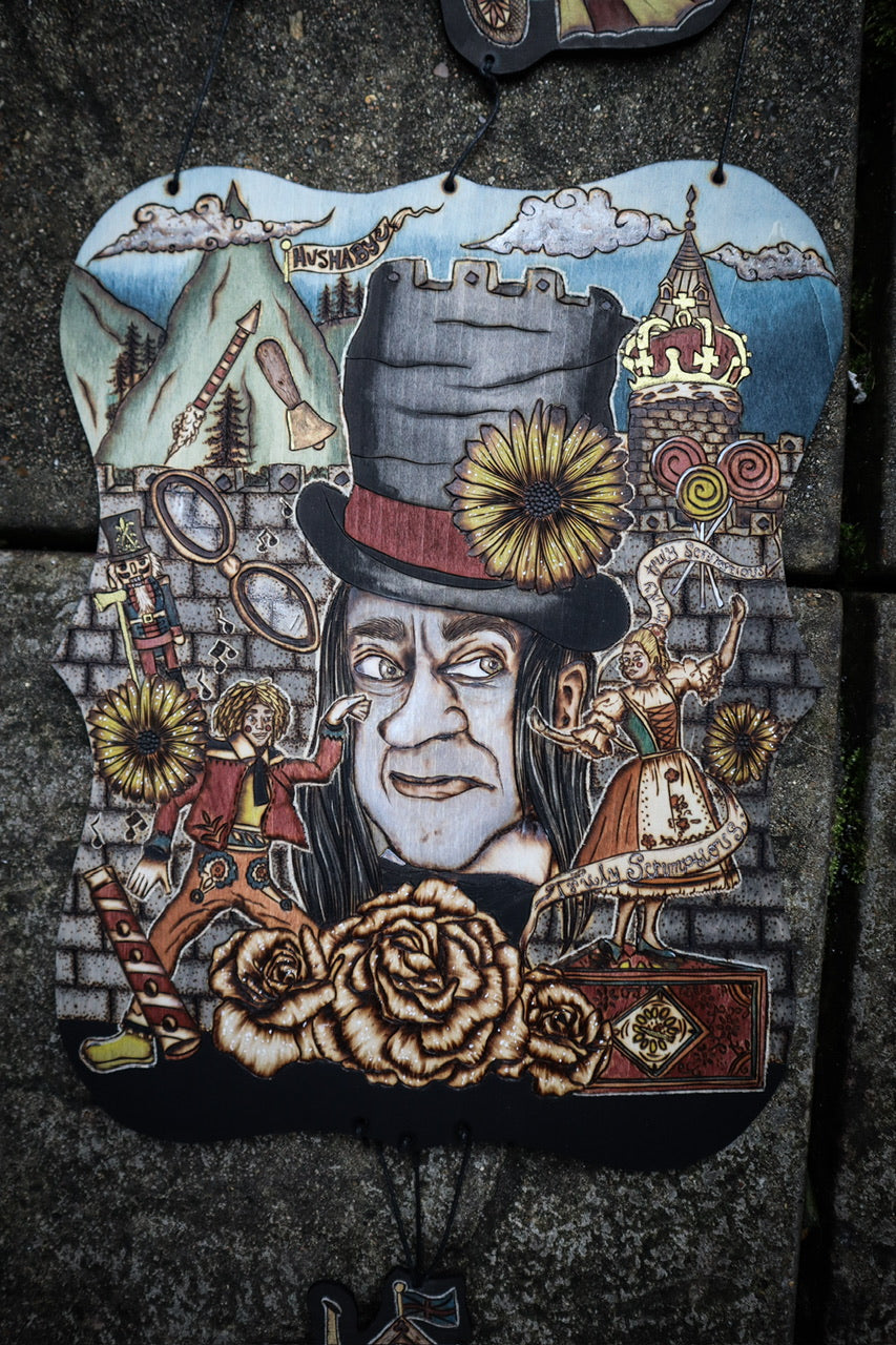 Chitty chitty bang baang wooden wall art decor for vintage musical film lovers and Dick Van Dyke fans