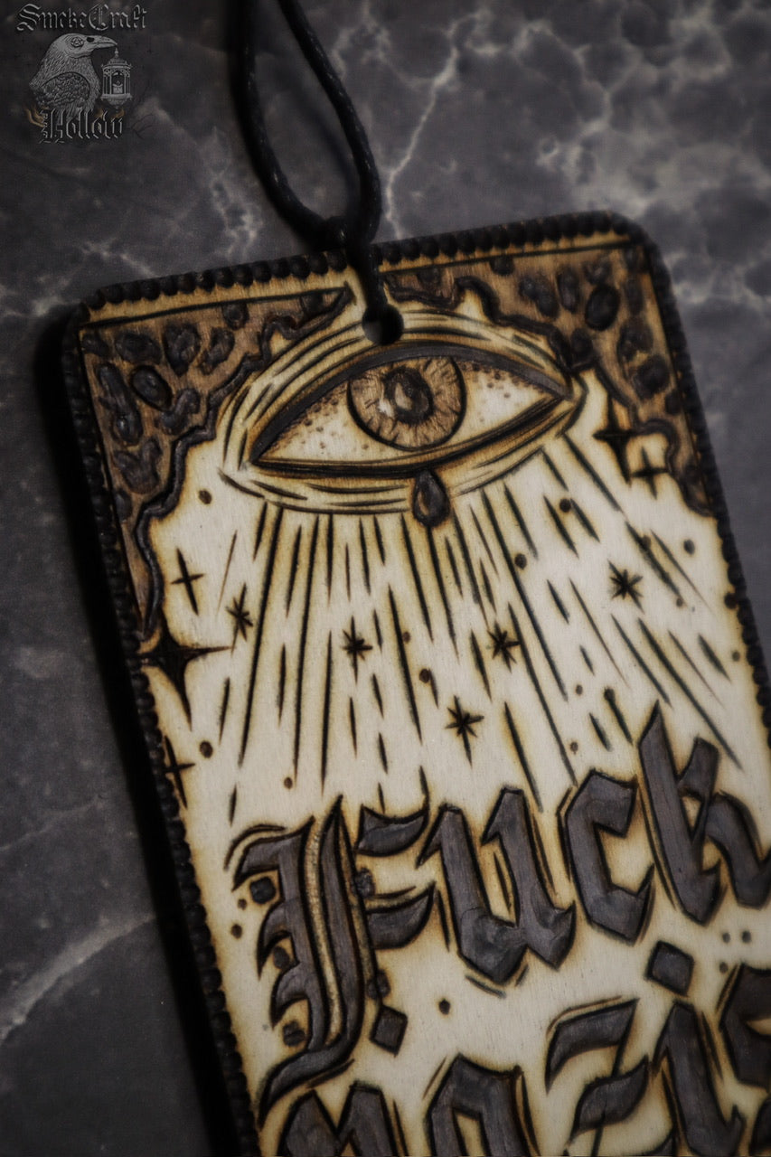 Medieval Gothic Eff Nazi Wooden Banner