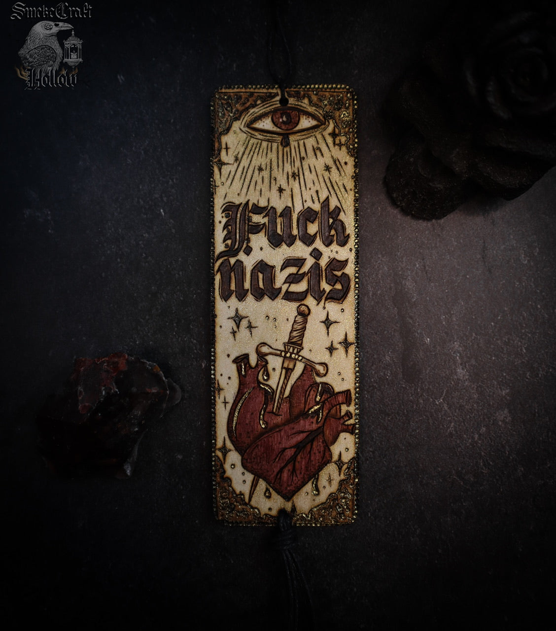 Medieval Gothic Eff Nazi Wooden Banner