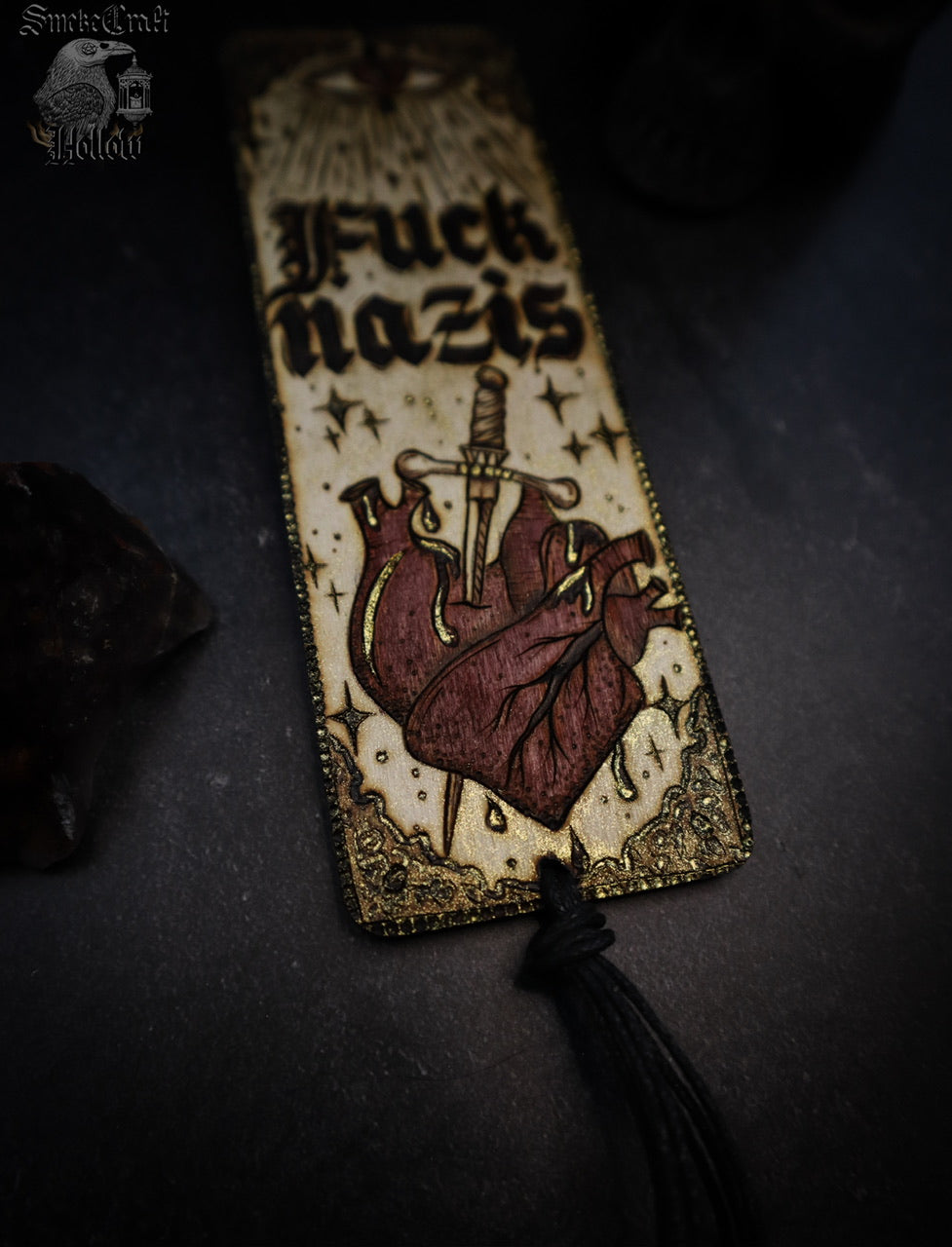 Medieval Gothic Eff Nazi Wooden Banner
